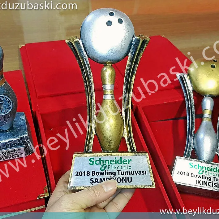 Bowling turnuvası kupa, bowling birinci kupası, Bowling Şampiyon kupası, Turnuva kupa madalya baskısı, şirket içi müsabaka şampiyona kupa plaket madalya, özel üretimdir, polyester döküm, el boyaması, özel kutusu ile gönderilir, adede gör özel fiyat alabilirsiniz,