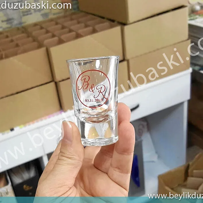 shot bardak baskılı, acil shot bardak baskısı yapılır, kalıcı çıkmayan kaliteli shot bardak, aynı gün kargo yapılır