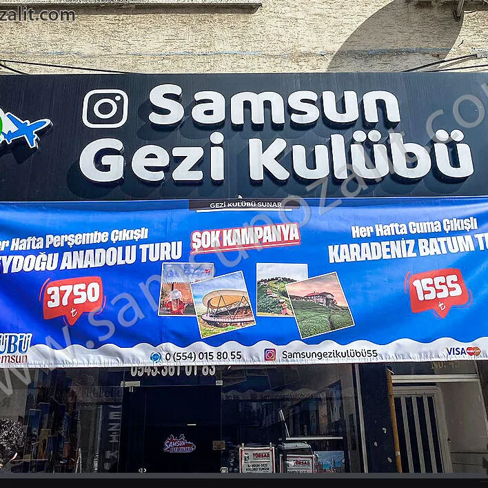 Samsun Baskı merkezi, samsun ozalit, samsun branda baskı, tasarım dahil branda, gezi kulübü branda, samsun gezi kulübü branda afiş baskısı, avrupa branda dikiş ve kulak, kaliteli branda baskısı, bir günde teslim