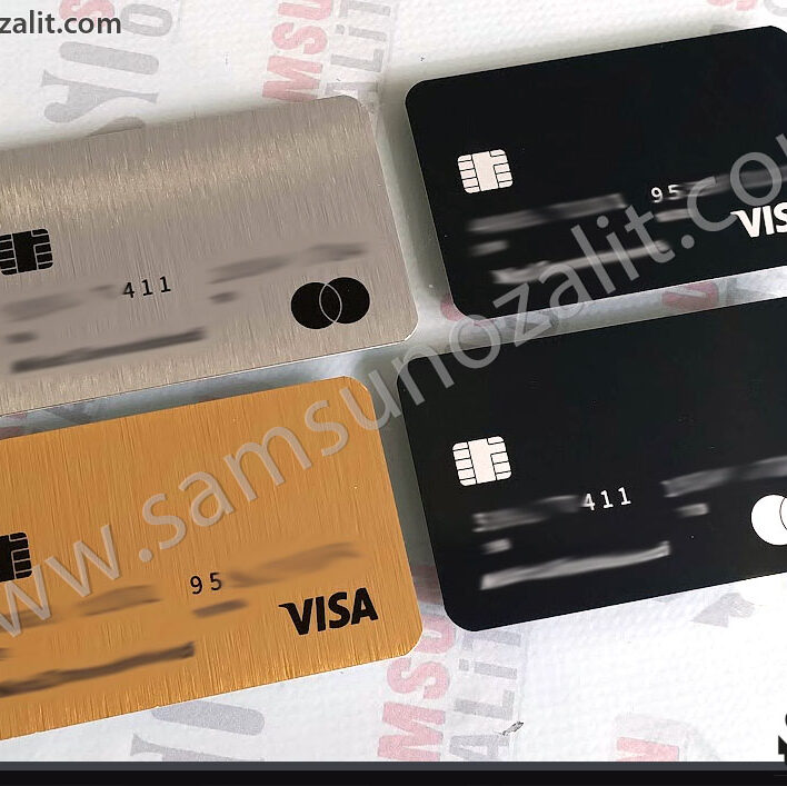metal kredi kartı baskısı, müşteri için özel hazırlanan, paslanmaz alüminyum, kredi kartı şeklinde, ürün baskısı, tasarım desteği, hızlı üretim, metal kart baskı merkezi