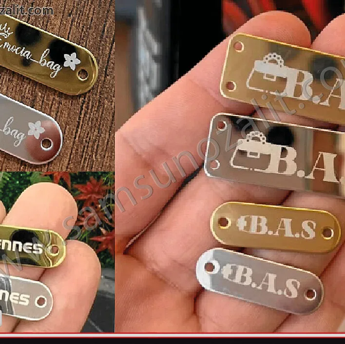 az adet de el işçiliği ile üretilen ürünlerin üzerine, logo, isim, marka vb uygulamalar için, metal etiket, deri etiket baskıları, çanta etiketi, fermuar etiketi, elcik etiketi, bere etiketi, örme kazak etiketi, üretim imalat, tasarım desteği verilir, hobi örgüler, çanta için metal etiketleri logo ve firma ismi baskılı az adet üretilebilen, marka etiketi, metal ve deri ürünler yapılmaktadır, ebat ve adede göre fiyat alınız
