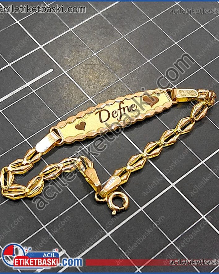 altın künye üzerine isim yazılması, lazer ile isim yazılması, kaliteli, çıkmaz, silinmez ürün, gerçek altın, bekle al, hızlı baskı, samsun, lazer ile isim baskısı, künye, saat bileklik, baskı merkezi