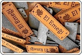 Deri Etiket Baskısı