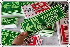 Uyarı Levhası Üretim ve imalat