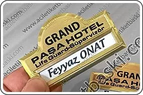 Yaka isimliği, Rozet üretim imalat