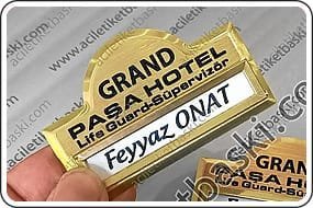 Yaka isimliği, Rozet üretim imalat