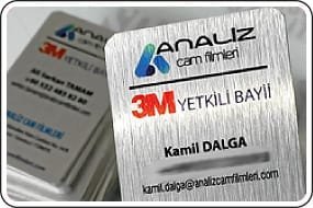 Metal Kartvizit Baskı